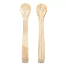 Dos Cucharas De Silicona Para Bebé! Bella Tunno! Wood