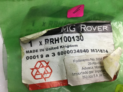 Tornillo Rueda Rover 75 1999 2005 Original Foto 3