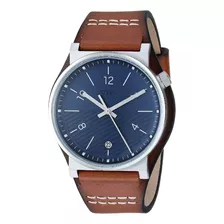 Relógio Fossil Masculino Ref: Fs5524/0kn Vintage Azul