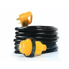 Camco 25' Del Cable De Extensión Con 30f- Powergrip Adaptado