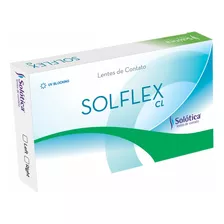 Lentes De Contato Solflex Cl Grau Esférico -2.25 Miopia