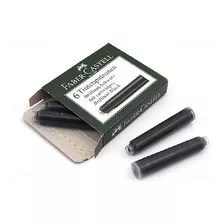 Tinta Para Pluma Fuente Faber-castell - Cartridges - Negro