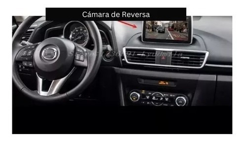 Cmara Reversa Para Mazda 3 Sedan 2014 15 16 17 18 Connect Foto 2