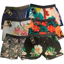 6 Shorts Shortinho Malha Atacado Verão Moda 2022