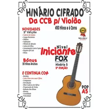 Hinário Cifrado Ccb Ed5 Violão Nível Fácil A5