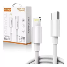 Cabo Carregador Compatível iPhone Lightning 1m Lacrado Usb-c