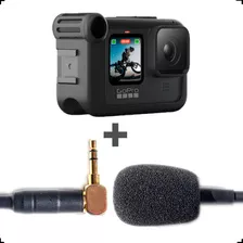 Kit Microfone + Midia Mod Gopro Hero 9 -10-11 Original