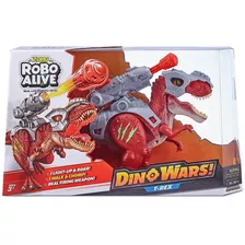 Dinosaurio T-rex Robotico Dino Wars Luz Y Sonido 30cm - Zuru