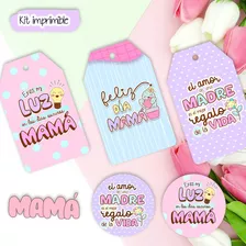 Kit Imprimible Día De La Madre Tags, Circulares /tarjetas