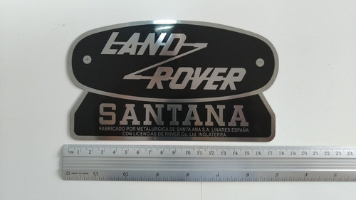 Land Rover Defender Santana Emblemas  Foto 9
