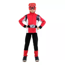 Fantasia Power Rangers Vermelho - Beast Morphers