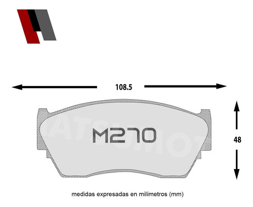 Pastillas De Freno Delantera Nissan Sentra 1.4 1990-1993 Foto 3