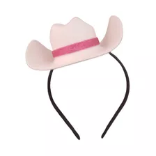 Tiara Chapéu Barbie Cowgirl Country Com Brilho 