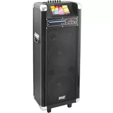 Pyle Pro Pkrk210 10 1000 Watt Karaoke Vibe Portable Pa Spea