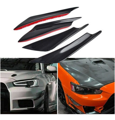 Carbon Fiber Bumper Fin Canard Splitter Diffuser Valence  Mb Foto 7