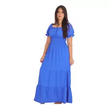 Vestido Longo Feminino De Manguinhas Multiuso De Luxo