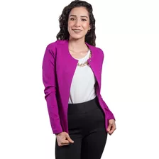 Blazer Para Dama Casual Semicircular Saco De Vestir Formal