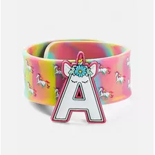 Pulseras Wristlets Unicornio Marca Justice Letra K