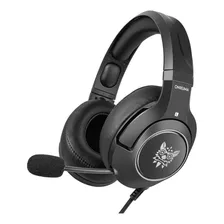 Fone De Ouvido Over-ear Gamer Onikuma Gamer K9 Preto Com Luz Rgb Led