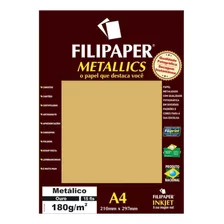 Papel Metálico A4 Filipaper Metallics 180g 15 Folhas