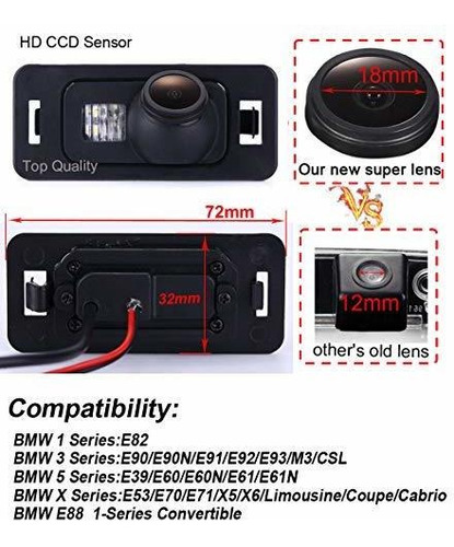 Cmara Trasera - Hdmeu Car Backup Camera For Bmw 1 Series E8 Foto 2