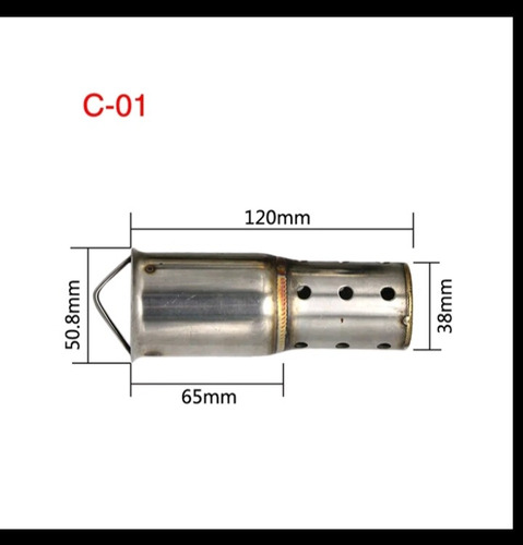 Silenciador Db Killer Escape Moto Universal Modelo C1 Foto 2
