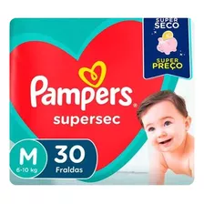 Fralda Pampers Supersec Tamanho M 30unidades Promoção