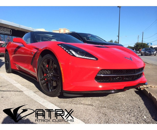 Estribos Faldn Lateral Slim Chevrolet Corvette C7 2014 2019 Foto 7