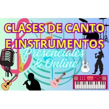 Clases De Canto E Instrumentos 