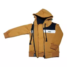 Campera Frisa De Bebe/niño C/capucha Otoño-invierno Frio