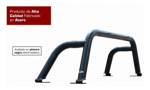 Roll Bar Sport Chevrolet Silverado 1999-2021 Negro Foto 2