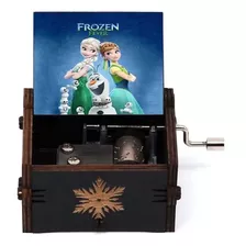 Caixinha De Música Madeira Frozen Disney Manual