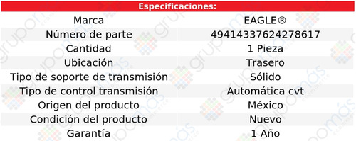 Soporte Transmisin Tras Eagle Impreza 4 Cil 2.0l 2002_2005 Foto 3