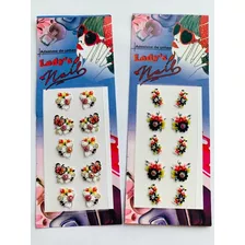 1000 Peliculas Kit Adesivos De Unha 3d Lady Nails