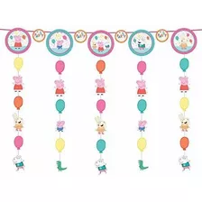 Cuerdas Colgar Pig Confetti Party Multicolor Decorac...