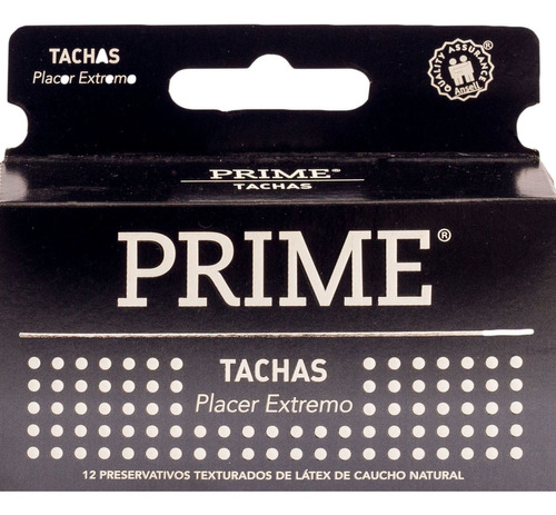 Preservativos De Látex Prime Placer Extremo Tachas X 12 Un