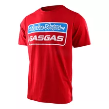 Playera Tld Gasgas Team Stock Ss Rojo Tld Original