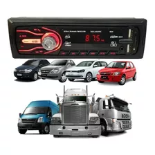 Radio Carro Caminhao Som Automotivo Mp3 Player 12v 24v Usb