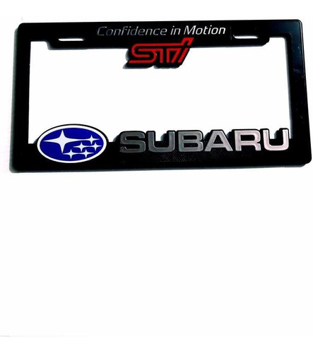 Par (2) Portaplacas Subaru Foto 4