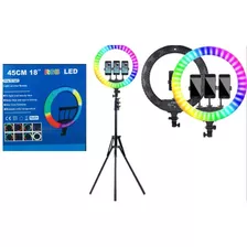 Ring Light 45cm 18 Led / Bj-450 / Rgb