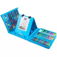 Set Dibujo Portátil 208 Piezas De Arte Para Niños Kit