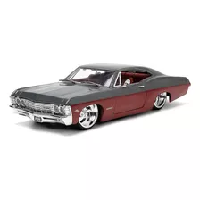 Jada Toys Big Time Muscle 1:24 1967 Chevy Impala Ss Gris / B