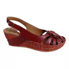 Sandalias Cuero Claris Shoes