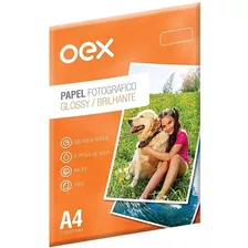 Papel Fotográfico Glossy 180g A4 10 Folhas Alta Qualidade