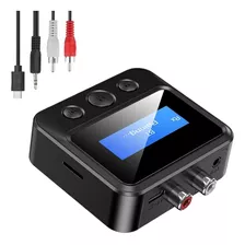 Transmisor Receptor Audio Bluetooth 5.0 Rca Microsd Pantalla