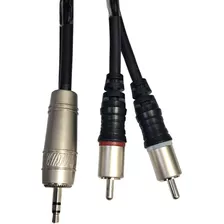 Cable Spica A 2 Rca 10 Metros Profesional Conector Metalico