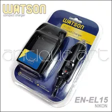 A64 Cargador Watson Bateria En-el15 Nikon Z6 Z7 D750 D810 V1