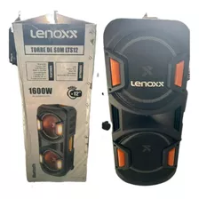 Caixa De Som Torre Amplificada Lenoxx Lts12 Bivolt 1600w 