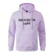 Casaco De Moletom Masculina Brooklyn 1986 De Qualidade