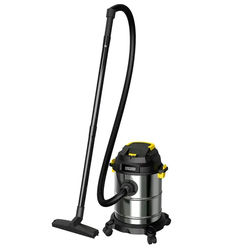 Aspiradora Polvo / Líquido Sopladora Tacho 20 Litros Barovo Caii-020l Negro